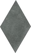 Керамогранит CIR Ceramiche 1069790 Materia Prima Rombo HUNTER GREEN 13.7x24 серый / черный глянцевый моноколор
