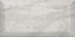 Настенная плитка Kerama Marazzi 19075 Сеттиньяно 9,9x20 белая грань глянцевая под оникс