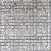 Мозаика Alma Цвета 15 мм BS12 Стекло серебро, поверхность глянцевая
