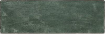 Настенная плитка Harmony 26079 Riad Green 6.5x20 зеленая глянцевая моноколор