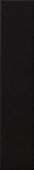 Настенная плитка Ava La Fabbrica 192062 Up Black Matte 5x25 черная матовая моноколор