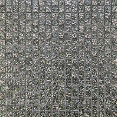 Мозаика Orro mosaic SILVERSTONE 30x30 серая глянцевая, чип 15x15 квадратный
