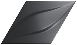 Настенная плитка ZYX 218260 Evoke Diamond Blend Black Matt 15x25.9 черная матовая моноколор