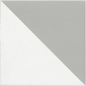 Декор Kerama Marazzi AZ/B008/5009 Теорема 4 20x20 белый/серый матовый геометрия