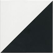 Декор Kerama Marazzi AZ/A008/5009 Теорема 1 20x20 белый/черный матовый геометрия