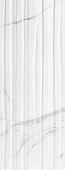 Настенная плитка Azulev Calacatta Branches Mate SlimRect White 24.2x64.2 белая матовая под мрамор