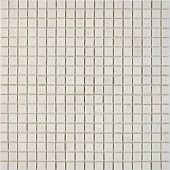 Мозаика Pixel mosaic PIX294 из мрамора Thassos 30.5x30.5 белая полированная под камень, чип 15x15 мм квадратный